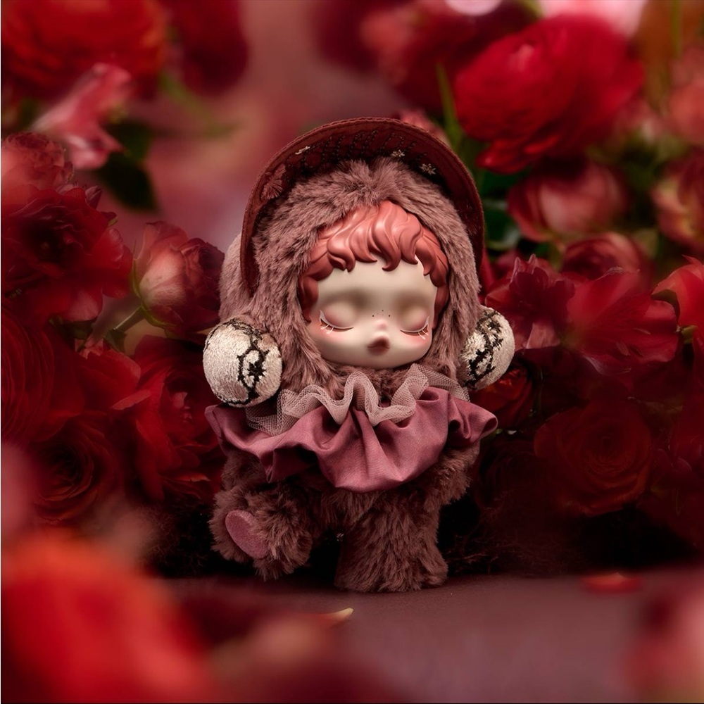 Pop Mart Skullpanda L’impressionnisme Plush Doll Pendant - Blossom